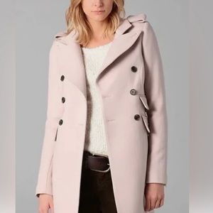 Smythe Light Pink Double-Breasted Coat